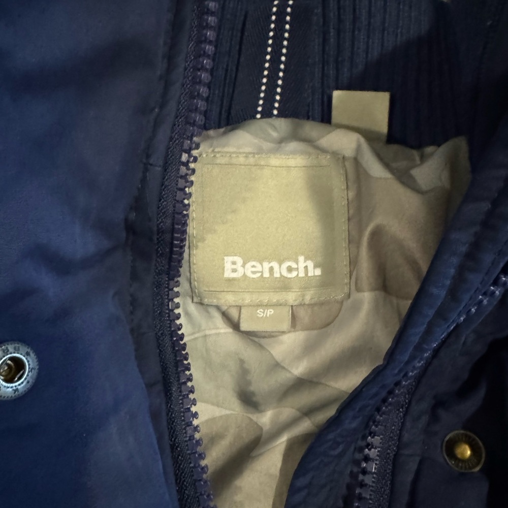 Bench Navy Puffer Jacket - Picture 3 of 3